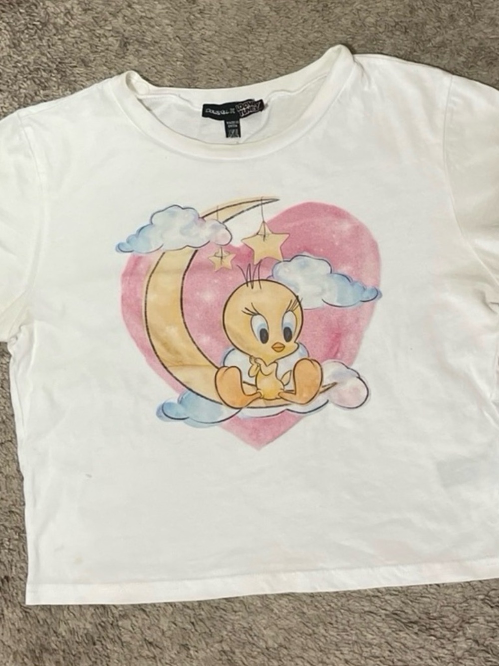 WITTLE HEART QUIVER GRAPHIC BABY TEE